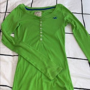 Green Hollister top